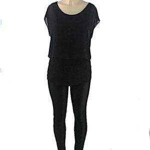 NEW YORK & CO. TIERD HELM SHEER COVER-UP BLOUSE